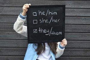 a young teen learning about Gender Identity at a California trans youth support program