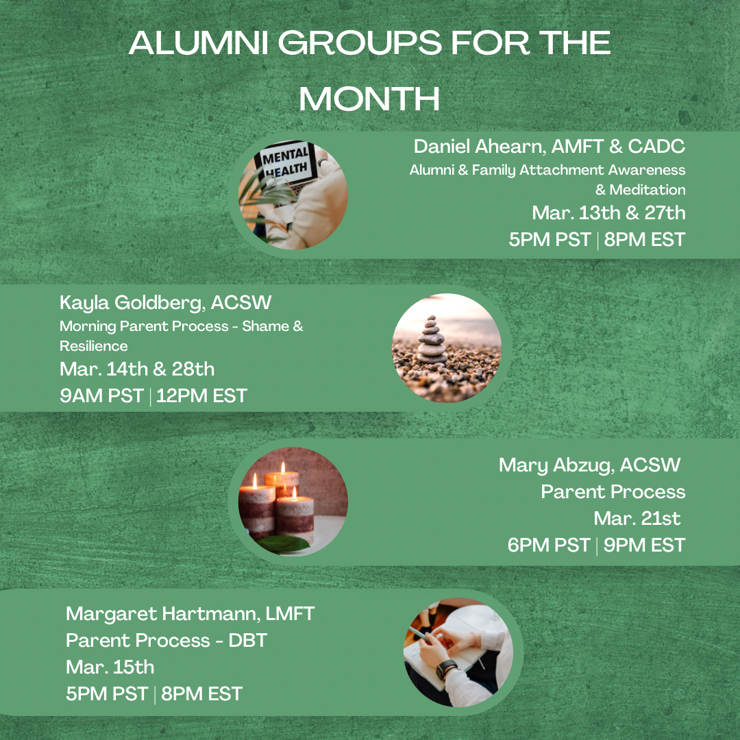 alumni groups for the month