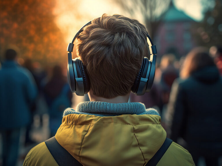 kid with headphones on wonders what is neurodivergence